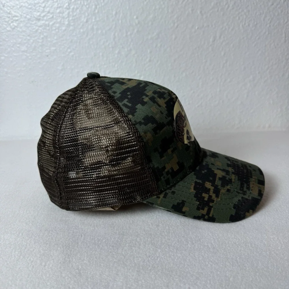 Bass Pro Shops Hat Digital Camo Mesh Back Trucker Cap Adjustable SnapBack